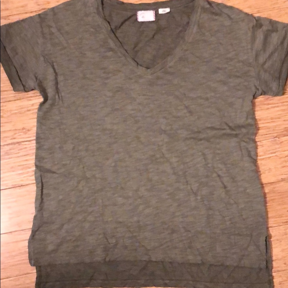 Postage Stamp V-Neck T-Shirt